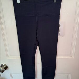 Athleta Navy Elation Capri Leggings